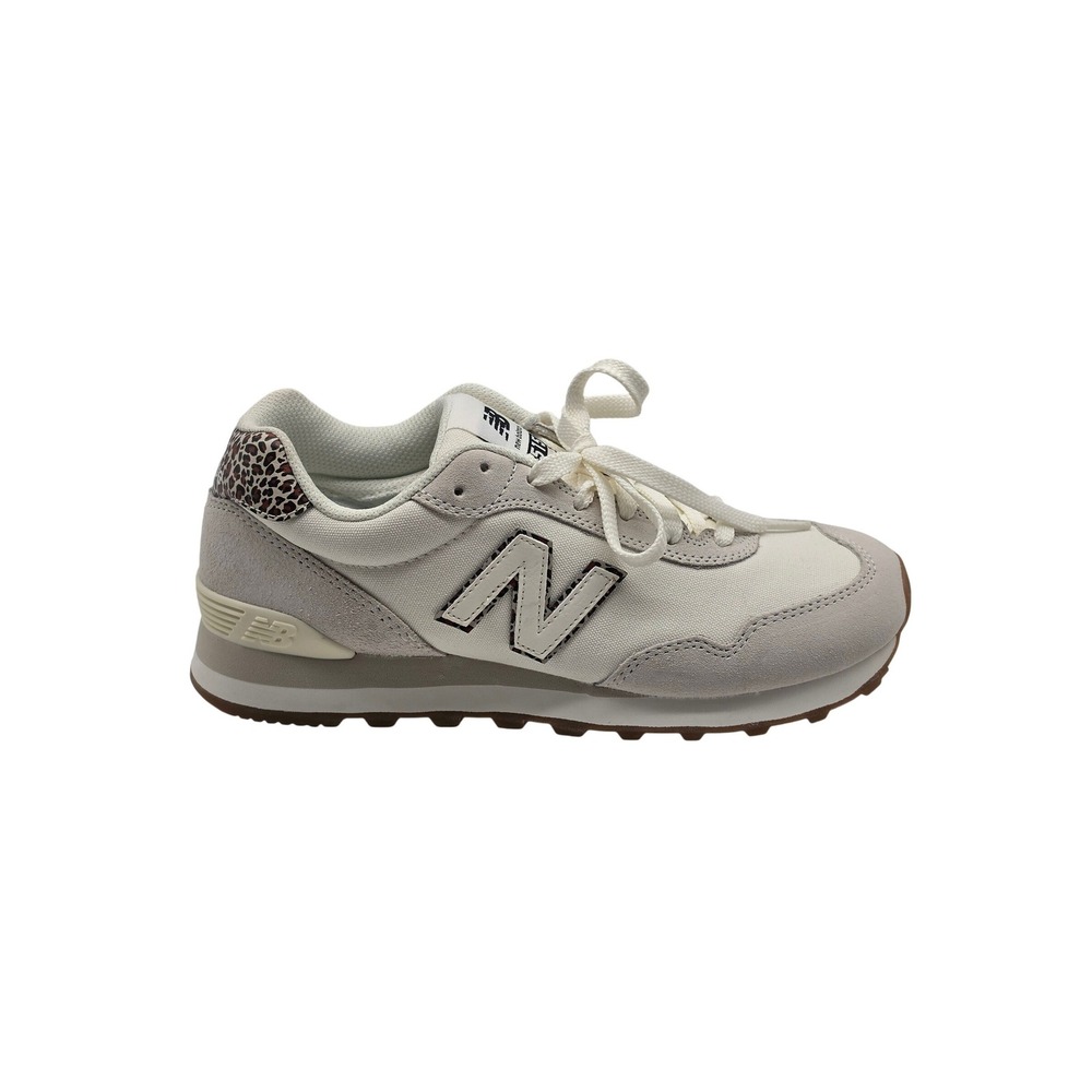 New Balance 515 V3 Women Size 8.5 White Brown Leopard Athletic Sneaker WL515SO3
